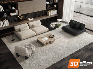 Sofa Minotti Skp Files 
